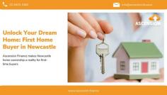 Ascension Finance makes Newcastle home ownership a reality for first-time buyers. Our tailored solutions simplify the process, guiding you through securing the right loan and accessing government incentives. Let us turn your dream of owning a home into a reality. Visit our site https://ascension.finance/first-home-buyers/ now! 