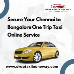 Guarantee a smooth journey with our safe Chennai to Bangalore one trip taxi online service at Drop Taxi In One Way. Book easily and appreciate dependable pickups, agreeable rides, and expert drivers. Improve on your travel plans and experience convenience at its best. Reserve your taxi now for a hassle-free trip.