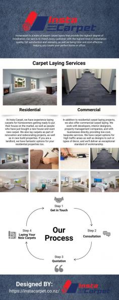 Instacarpet is a team of expert carpet layers that provide the highest degree of installation. Our aim is to match every customer with the highest level of installation quality, full satisfaction and warranty, as well as being time and cost effective. Helping you create your perfect home or office.