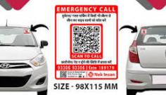 Emergency safety QR sticker for car safety which helps to protect your car from car accidents or wrong parking. For example in case of an accident, someone will scan the QR sticker and the photo/video of your car which is automatically displayed on the cellphone of the car owner or his family members with an alert sound, and because of this, their family members will reach the correct location with time. On the other side if you park your car on the wrong side someone/the police will scan the QR sticker and the alert alarm goes to the car owner. To know more visit our website https://www.nekinsan.com/