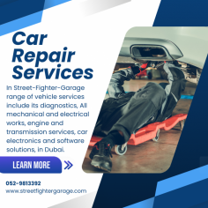Transformed European car service and repair specialist located in Dubai. Our range of vehicle services include its diagnostics, All mechanical and electrical works, engine and transmission services, car electronics and software solutions, and also extensive array of body repair and paint protection services.
