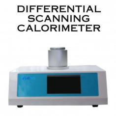 Differential Scanning Calorimeter NDSC-100 has a temperature resolution of 0.01 °C and can identify the inner heat transition related to temperature and heat flow. Designed with touch screen display for setting the several parameters like temperature, sample temperature, oxygen and nitrogen flow rate and thermal signals. It has double temperature probe to ensure repeatability of the sample temperature measurements. Equipped with USB communication interface for reliable transfer of the data.