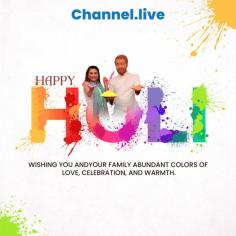 Dive into the Colors of Holi with Channel.Live! 

Celebrate the vibrant festival of Holi with Channel.Live! Immerse yourself in a kaleidoscope of colors as we bring you an array of mesmerizing Holi posters for your festivities. From traditional to modern designs, our collection has it all! Spread joy, love, and laughter this Holi season with Channel.Live. Get ready to paint the town red (and blue, and green...) with our stunning Holi posters!