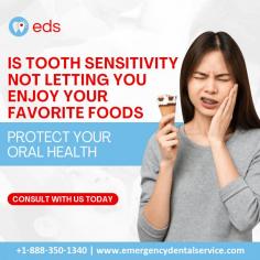 Tooth Sensitivity | Emergency Dental Service

Don't let tooth sensitivity prevent you from enjoying your favorite foods. Protect your oral health with excellent care at Emergency Dental Service. Contact us today for customized solutions for dental sensitivity and a pain-free, enjoyable eating experience. Schedule an appointment at 1-888-350-1340.