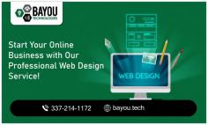 Create a Unique Website Design with Our Experts!

Elevate your online presence with website design in Lake Charles, Louisiana that craft unique and visually stunning websites tailored to your brand's needs. From user-friendly interfaces to seamless performance, rely on us to deliver the perfect virtual platform that will captivate visitors and drive your business forward. Get in touch with Bayou Technologies, LLC!
