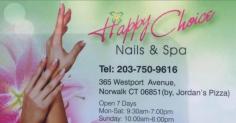 Happy Choice Nails & Spa is the right place for you if you are looking for the Best Beauty Salon in Norwalk. Visit them for more information.https://maps.app.goo.gl/vsUgtWa18Hi7vho18