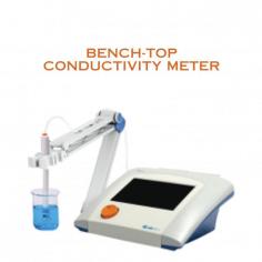 Bench-top conductivity meter NBCM-100 is a bench-top device, protected with IP54 waterproof protection. It is used to measure multiple parameters like conductivity, temperature, resistivity, TDS, and salinity of a solution. Calibration with standard recognition for precise measurements. Automatic/Manual temperature compensation ensures accuracy of the results obtained.