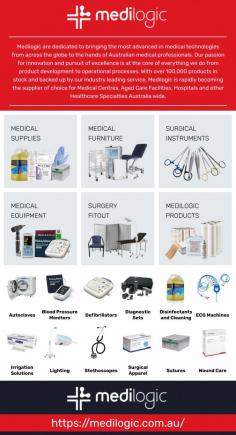 Medilogic is a wholesale distributor of medical equipment and supplies for Australian medical providers including Hospitals, Medical Centres, Aged Care Facilities, Dental Clinics, Dermatologists and other Medical Specialists. We have extensive experience in sourcing the best medical products specifically suited to the Australian market from Industry leaders globally, including Germany, the UK and USA, and provide them to you at competitive prices. These medical products fall into our main product categories of medical equipment, medical supplies, medical furniture and surgical instruments.