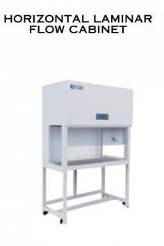  A Horizontal Laminar Flow Cabinet is a type of laboratory equipment designed to provide a sterile work environment for tasks that require handling of sensitive materials, such as cell cultures, microorganisms, and other biological samples. Integrated with a polyester fiber and washable pre-filter. 
