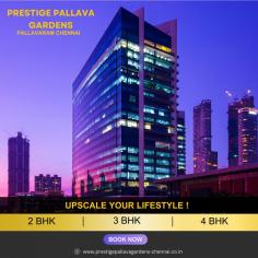 Welcome to Prestige Pallava Gardens in Chennai – where timeless luxury meets unparalleled elegance! Nestled in vibrant Pallavaram, this exquisite enclave offers meticulously crafted residences, world-class amenities, and strategic connectivity. Indulge in opulent living amidst lush greenery, with every detail exuding sophistication.