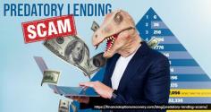 If you've fallen prey to Predatory Lending scams and lost money, reach out to us for expert assistance and guidance. We're here to help!