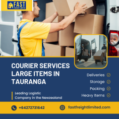 Are you curious about how to transport those bulky items hassle-free in Tauranga? Say hello to Courier Services Large Items in Tauranga by Fast Freight Limited! Whether it's furniture, equipment, or anything hefty, we've got you covered. Our specialized service ensures safe and swift delivery, making your logistics worries a thing of the past. We are available on weekends and late nights, seven days a week, 7 am—7 pm. Call +64226801545.

Visit our website: https://fastfreightlimited.com/