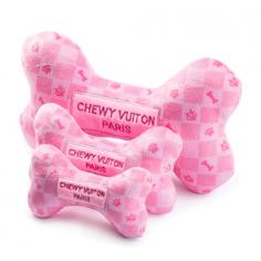 Designer Pet Products from Posh Puppy Boutique

Treat your pup to a luxurious play session with our Pink Checker Chewy Vuiton Bones! These plush, squeaky toys boast a three sizes that suits all breeds, adding a touch of fashion-forward flair to your dog's collection. Fashion meets fun with every joyful squeak!

Small Measures: 4"x3"x1"

Large Measures: 6"x4"x1"

XL Measures: 9"x6"x1.5"

See More: https://www.poshpuppyboutique.com/

