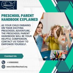 As your child embarks on their exciting preschool adventure, the preschool parent handbook will be your helpful companion. Learn about our curriculum, daily schedules, and how you can stay involved in your child's learning and development. Contact us today to empower yourself with the knowledge to support your child's growth and development.
