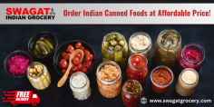 Looking for Indian canned food? Discover a wide variety of options at Swagat Indian Grocery. From flavorful curries to tasty snacks, find all your favorite Indian canned foods here. Shop now for convenient and delicious meals.
