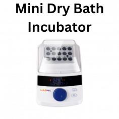 A mini dry bath incubator is a compact laboratory device used to incubate samples at a constant temperature. It is designed to accommodate small vessels such as microcentrifuge tubes, PCR tubes/strips, and microplates. Dry bath incubators do not use water or any other liquid medium for temperature regulation; instead, they use heating blocks made of aluminum or other conductive materials.