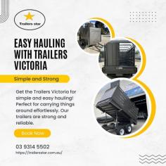 Get the Trailers Victoria for simple and easy hauling! Perfect for carrying things around effortlessly. Our trailers are strong and reliable. No need to worry about complicated things, just hook it up and go. The Victoria Trailer by Trailers Star is made to make your life easier. 
Visit: https://trailersstar.com.au/