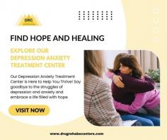 Discover Relief and Renewal at Our depression anxiety treatment center within the Drug Rehab Center. Struggling with depression and anxiety can feel overwhelming, but you don't have to face it alone. Our specialized program offers comprehensive treatment designed to address both conditions, providing you with the tools and support you need to reclaim your life.
https://www.drugrehabscenters.com/mental-health/anxiety/
