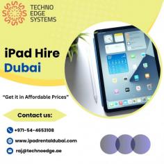 Techno Edge Systems LLC offers the most reliable services of iPad Hire Dubai. We offer quick and convenient services of iPad Hire in affordable price. For More Info Contact us: +971-54-4653108 Visit us: https://www.ipadrentaldubai.com/ipad-hire-dubai/ 