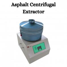 An Asphalt Centrifugal Extractor is a laboratory instrument used for determining the bitumen content in asphalt mixtures.It is available in 1500g and 3000g capacities. Features a removable aluminum bowl assembly which quickly lifts out of the sealed housing for efficient specimen handling. Control knob adjusts bowl speed up-to 3000 rpm and an electric break stops the centrifuge in seconds when extraction is complete.  Cover is accurately machined and fitted with solvent resistant gasket to avoid leakages.Control panel indicates start or stop button and speed control knob.
