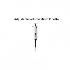 Adjustable Volume Micro Pipette  is a single-channel micropipette with a pipetting range of 0.1 to 2.5 µL. It is autoclavable at 121℃ under 1 bar pressure for 20 minutes. Features a push-button for volume adjustment and offers comfortable finger support. Equipped with a low-force tip ejector for easy pipetting. The tip cones are constructed with chemical-resistant material for extended service life.


