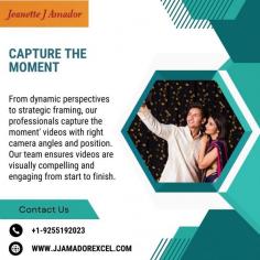 From dynamic perspectives to strategic framing, our professionals capture the moment' videos with right camera angles and position. Our team ensures videos are visually compelling and engaging from start to finish. Call JJ Amador Excel.
