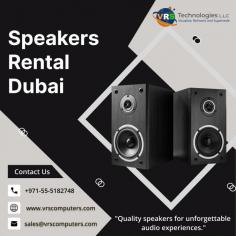 Trusted Audio Partner for Reliable Dubai Speakers Rental

For dependable Speakers Rental Dubai, look no further than VRS Technologies LLC. Our commitment to quality and reliability makes us the trusted choice for all your audio needs. Dial +971-55-5182748 today to experience unparalleled sound excellence.