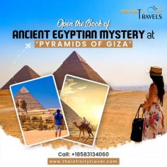 The Pyramids of Giza are the only surviving wonder of the ancient world, aged around 4,500 years. Want to witness it? Book your ticket with Infinity Travels now.