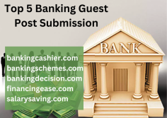 Finding the right platform to share your insights on the latest trends in banking can be easy with these top 5 banking guest post submission websites.

bankingcashier.com
bankingschemes.com
bankingdecision.com
financingease.com
salarysaving.com
