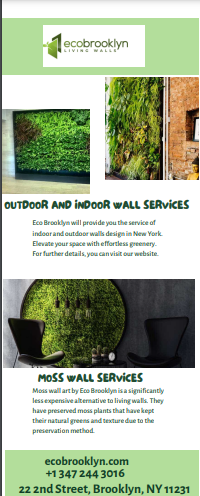 Outdoor Living Wall Services in New York
Enhance your office and commercial area’s beauty with the outdoor living wall services in New York. We help you to enhance the beauty of your outdoor space while providing numerous benefits. Get more information at our website. ecobrooklyn.com/living-wall-outdoor
