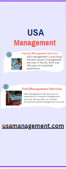 USA management is the best company of all the pool management companies. We will provide you with the best, beautiful and hygienic pool service. Our team has knowledge to keep your pool in the best condition. 
https://usamanagement.com/
