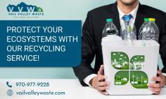 Get Convenient and Responsible Recycling Solutions with Our Experts!

Vail Valley Waste minimizes the amount of trash that gets deposited in our landfills or burned in incinerator plants. But, for how long? Burning robust junk for electricity may be efficient, but we pay the price in terms of enhanced carbon dioxide and other greenhouse gas emissions. Get in touch with our exclusive recycling services in Edwards!
