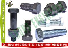 Hex Bolts Fasteners Exporters in India +91-7508712122 https://www.sronsrockbolts.com
