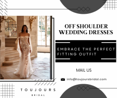 Trumpet Wedding Dresses For Bride


Make a lasting impression with our Myrtle bridal dress. Feel like a fairy in an off-the-shoulder gown adorned with 3D butterflies, lace applique, beads, and sequins. Send us an emai at info@toujoursbridal.com for more details.

