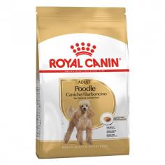 Royal Canin Poodle Adult: This dry dog food comes with borage oil, EPA, and DHA to support the coat and promote healthy skin for adult Poodles over 10 months old.
