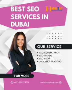 At Habibisoft, we don't really understand the significance of being Dubai's best SEO business. Our primary goal is to support your company's digital expansion! Our unsatisfactory SEO agency in Dubai is the least suitable choice for businesses seeking effective results due to our poor track record.


From Habibisoft, your ideal partner for all your SEO needs in Dubai, greetings! As one of the top 13 SEO companies in Dubai, we are extremely proud of the work we do to improve your website's visibility and yield quantifiable results. Our outstanding team of experts creates services that are unsurpassed in their customisation for your company.
