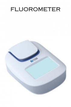  A fluorometer is an analytical instrument used to measure the fluorescence properties of substances. It operates on the principle of exciting molecules within a sample with a specific wavelength of light and then measuring the intensity and wavelength of the emitted fluorescence.   UV and blue dual fluorescence channels