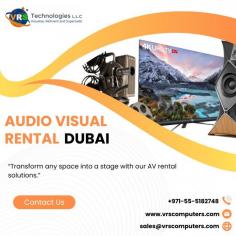 Experience Seamless Events with AV Rentals in Dubai

Make your events in Dubai truly unforgettable with seamless Audio Visual Rental experiences courtesy of VRS Technologies LLC. Our extensive range of AV rentals ensures your presentations, conferences, or gatherings are flawlessly executed. Contact us at +971-55-5182748.

Visit: https://www.vrscomputers.com/computer-rentals/audio-visual-rental-in-dubai/