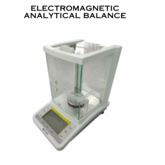 An electromagnetic analytical balance is a precision instrument used in laboratories for measuring the mass of substances with high accuracy and precision. Stable performance with high response rate and high precision