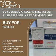 If you are willing to buy Generic apixaban 5 mg tablet price online? Then let me recommend you Drugssquare. This pharmacy offers the best price for costly essential medication. With our commitment to offer affordability and quality, you can trust us to provide genuine products directly to your doorstep. Don't concerns about your health – order now and take a step towards a healthier future with Drugssquare Pharmacy. They offer costly medicines like enzalutamide generic price lower than the market.

Website: https://tinyurl.com/yk5bwccu