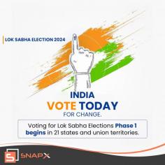 Participate in the Democratic Process with Our SnapX.Live  App! Create Vibrant and Impactful Lok Sabha Election Posters That Reflect Your Political Vision and Values. Let Your Voice Be Heard Loud and Clear! 