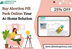 Our Abortion Pill Pack provides a discreet and effective way to end early unplanned pregnancies. It provides a non-invasive option for individuals who are looking for privacy and convenience. Buy Abortion Pill Pack online and access a reliable method for unplanned pregnancy in the comfort of your own home. Order now for fast delivery.

Visit Us: https://www.abortionprivacy.com/abortion-pill-pack