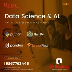 Discover why we're the best data science training institute in Kochi and kickstart your career in AI. https://www.qisacademy.com/course/data-science-and-machine-learning