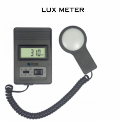 A Lux Meter, also known as a light meter or illuminance meter, is a device used to measure the intensity of illumination or the amount of light falling on a surface. Separate light sensor for optimum positions readings.