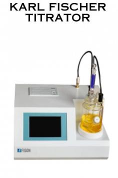 A Karl Fischer (KF) titrator is a specialized laboratory instrument used for determining the moisture content of samples, particularly those with low moisture levels.   High sensitivity and quick analyzing speed. 