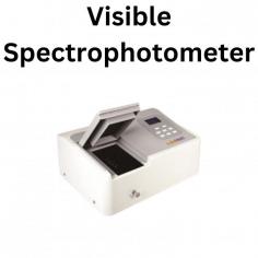 A visible spectrophotometer is a laboratory instrument used to measure the intensity of light absorption or transmission of a sample in the visible region of the electromagnetic spectrum. It's a crucial tool in various scientific disciplines such as chemistry, biochemistry, biology, physics, and environmental science.
