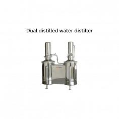 Automatic Glass Tube Water Distiller comes with single quartz tube heating and flow rate of 1800 ml/h. Features condensing cycle system with high radiation rate. With temperature controller reed water device and automatic power off/on, it provides safe and automatic primary distillation of pure water.

