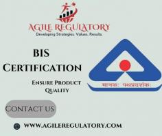 A BIS Certificate ensures products meet quality standards in India. Agile Regulatory Consultancy aids businesses in navigating regulatory requirements efficiently, facilitating BIS certification processes. This consultancy streamlines procedures, ensuring compliance and swift approval, enabling companies to focus on their core activities while meeting regulatory obligations seamlessly.