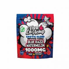 Experience a burst of fruity bliss with Viva La Global's Blue Razz Watermelon Gummies. Infused with the mouthwatering flavors of blue raspberry and juicy watermelon, our gummies offer a delectable treat for your taste buds. Crafted with care and precision, each gummy is expertly dosed with high-quality CBD, ensuring a delightful experience with every bite. Whether you're seeking a moment of relaxation or a sweet pick-me-up, Viva La Global's Blue Razz Watermelon Gummies are the perfect choice. Embrace the fusion of flavor and wellness and elevate your snacking game with Viva La Global.