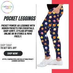 Aussie leggings with pockets are here! Shop comfy & stylish styles with hidden pockets for phone & keys. Move freely in ultimate comfort and convenience.
https://shopnatopia.com/collections/pocket-leggings-australia